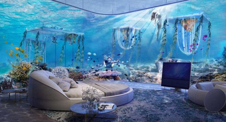 подводный отель Дубай