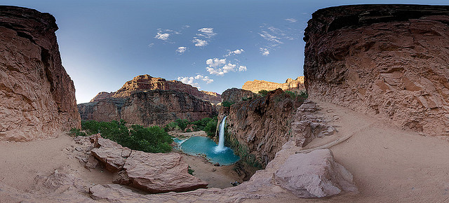 водопад гранд каньона