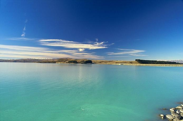 озеро пукаки в новой зеландии
