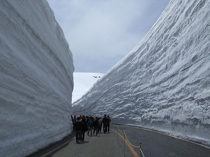 альпийская дорога в японии