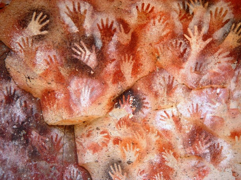 пещера рук в Аргентине