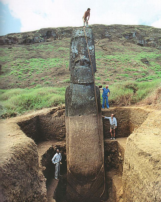 статуи на острове Пасхи