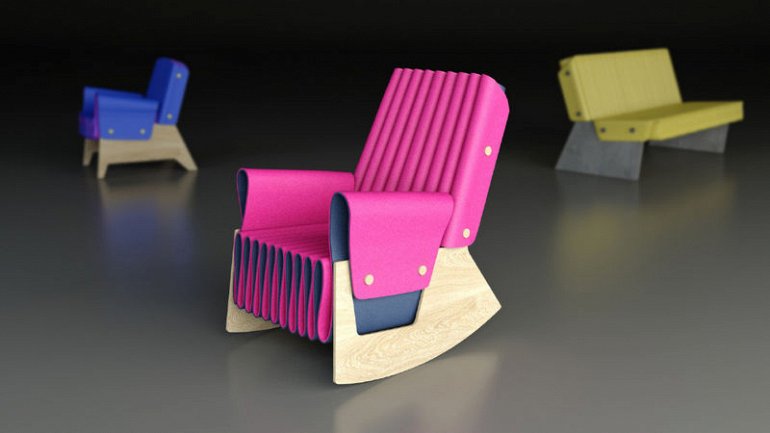 Лаунж-стулья из пенопласта