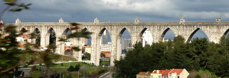 строительство акведука в лиссабоне