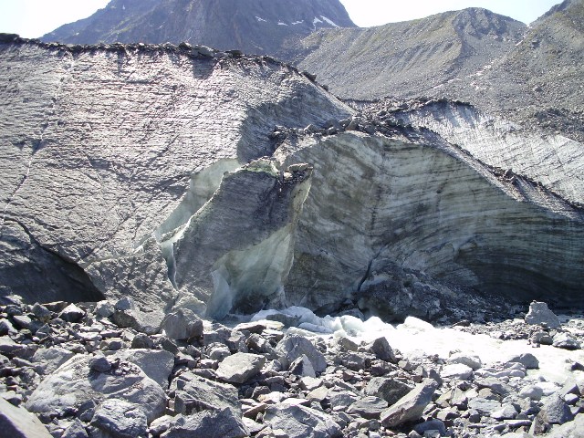 Аккемский ледник, так рождаются реки