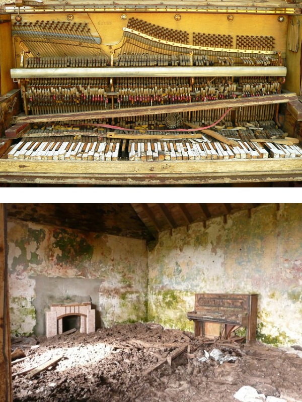 Забытые ноты старого фортепиано
