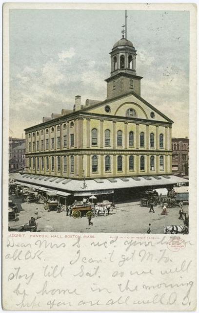 историческое здание в Бостоне