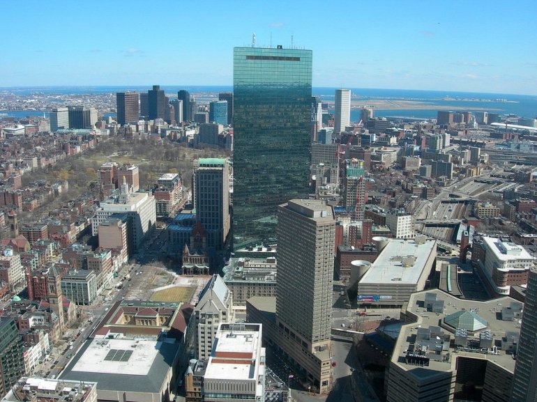 Башня Джона Хэнкока в Бостоне