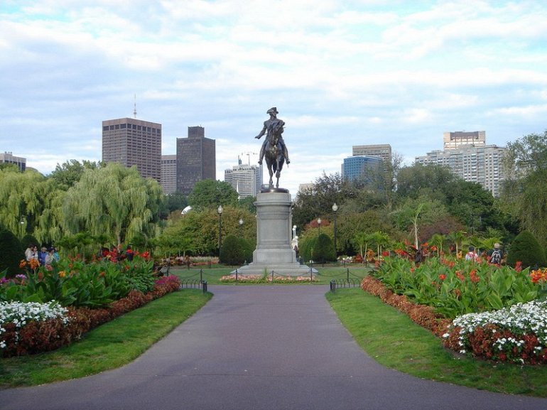 публичный сад Бостона