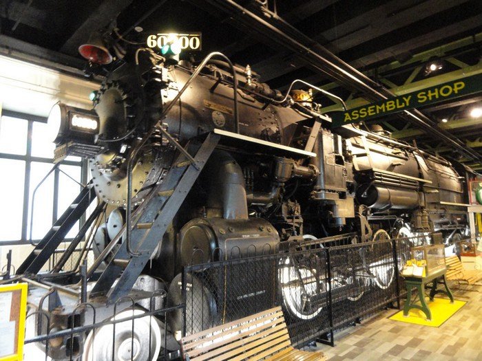 локомотив в музее