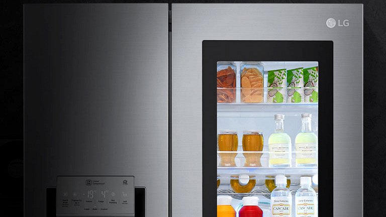 прозрачная стенка холодильника