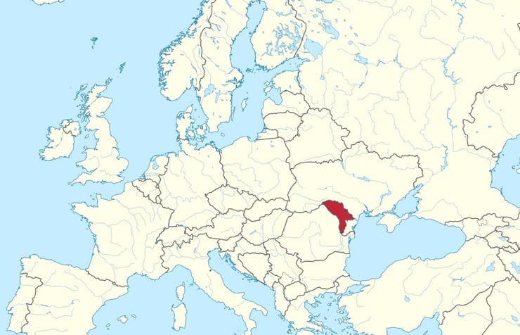 молдова на карте