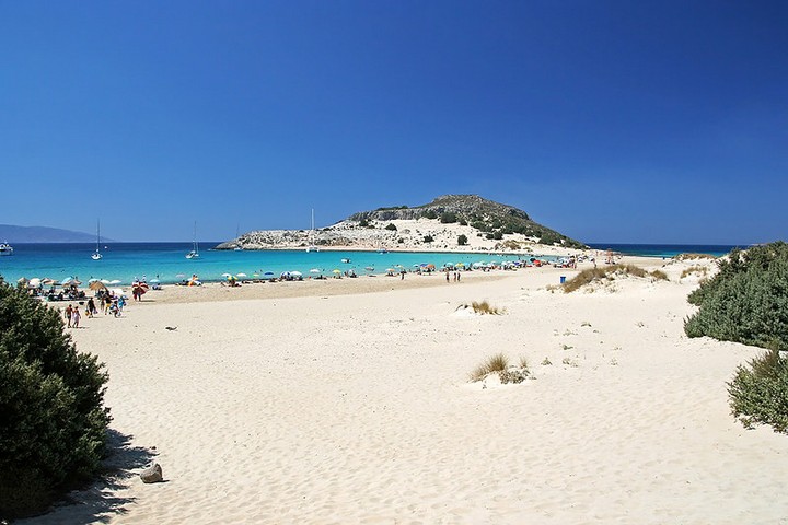 пляж в Греции