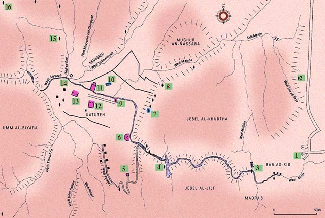карта древнего города