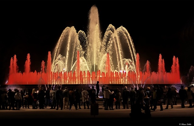 фонтан в Барселоне