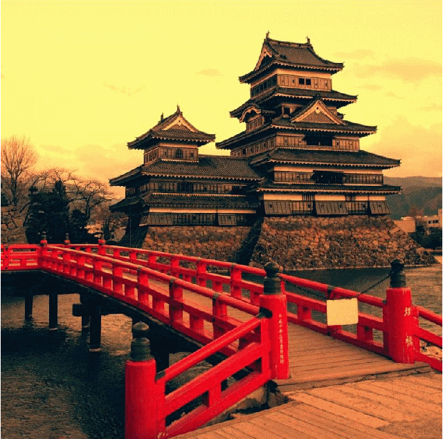 японский замок
