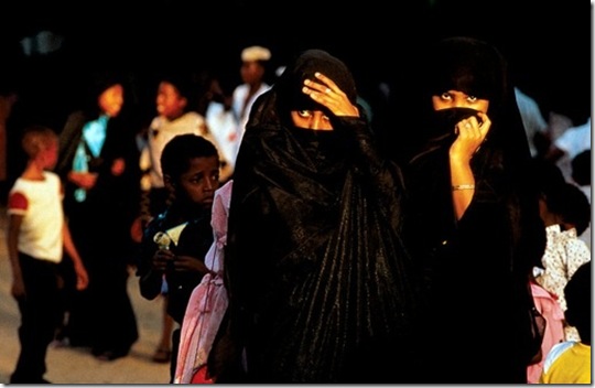 Различные стили ношения хиджаба