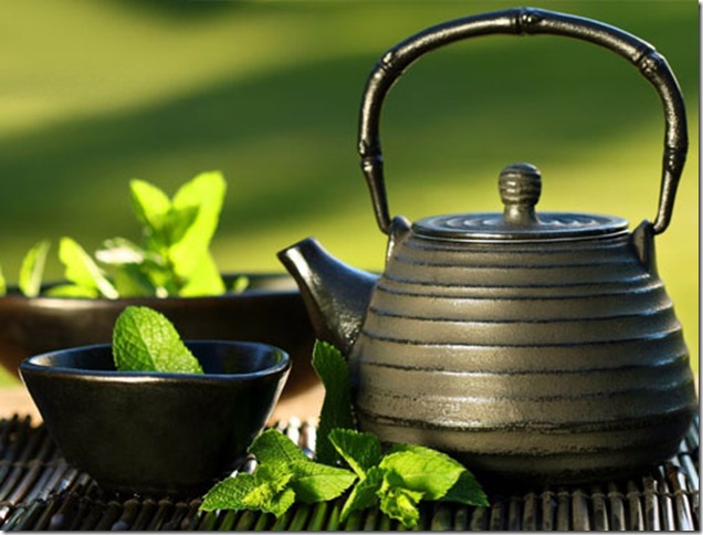 Чашка мятного чая