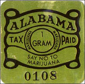 Карикатура на налог на наркотики