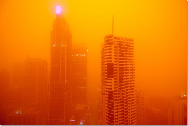 пылевая буря в Сиднее