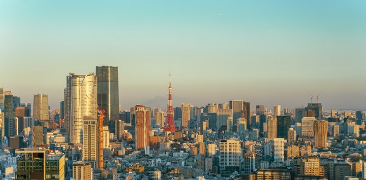 небоскреб на горизонте токио небоскреб на горизонте токио