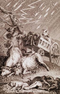 Египтяне оплакивают погибший скот