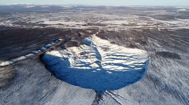 батагайский кратер батагайский кратер