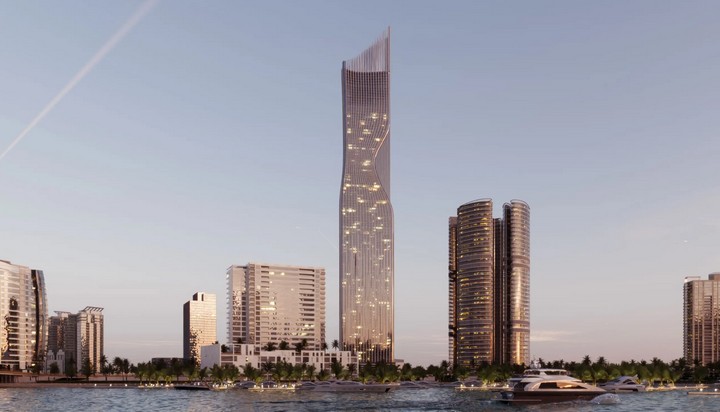 новый небоскреб в Дубае