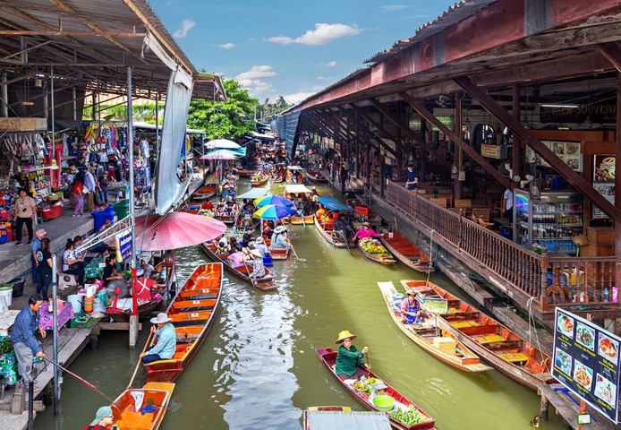 плавучий рынок