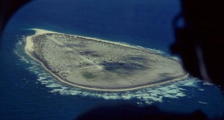 вид на остров с высоты