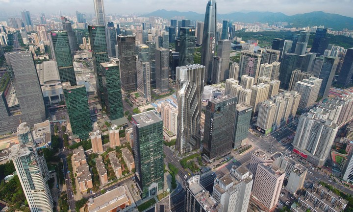 футуристическое здание