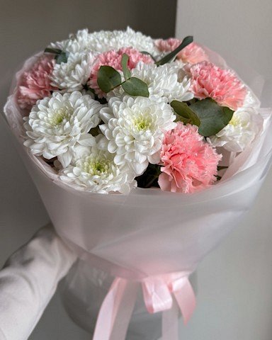 купить букет цветов хризантем