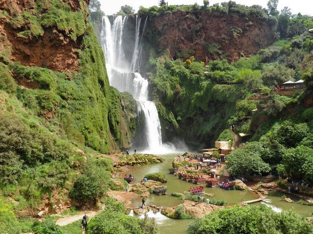 водопад в марокко водопад в марокко