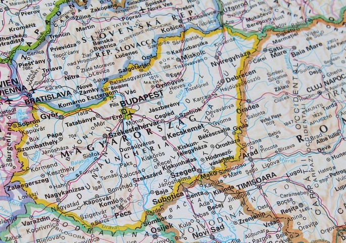 карта венгрии карта венгрии