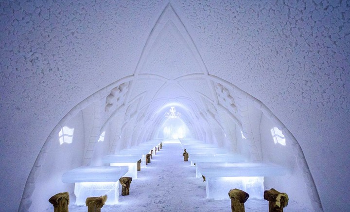 ледяной замок внутри