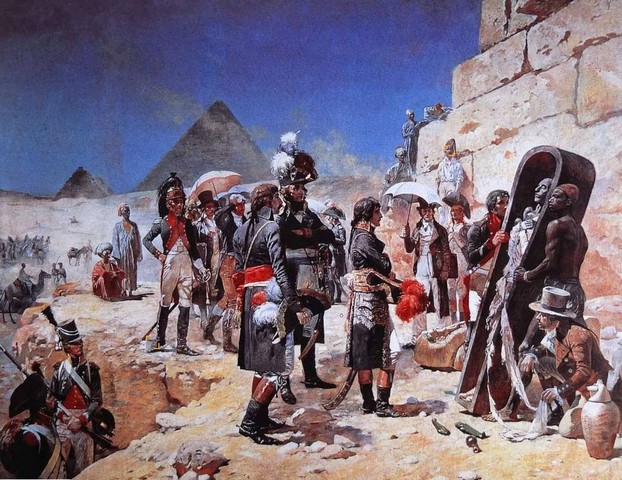 наполеон у пирамиды