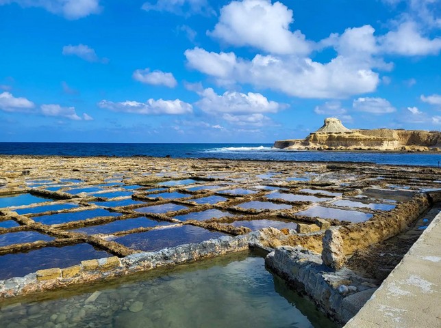 соляные бассейны на Мальте