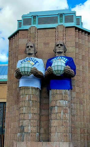 скульптуры вокзала хельсинки