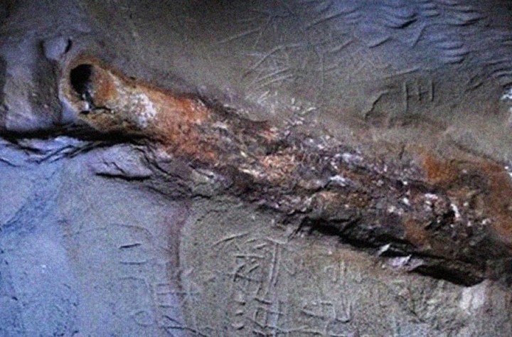 окаменелые трубы в китае