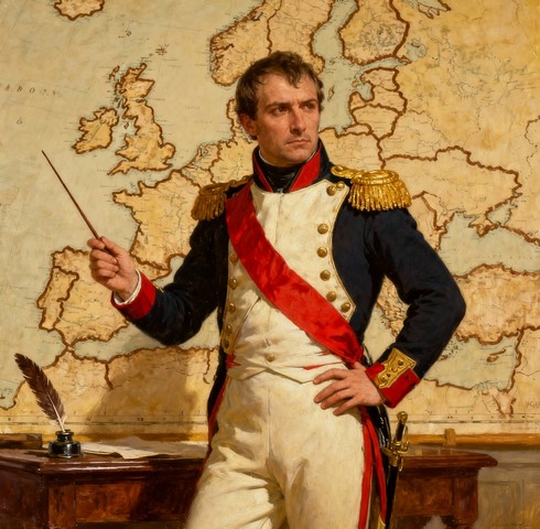 наполеон у карты