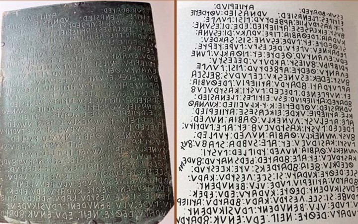 древние письмена в италии