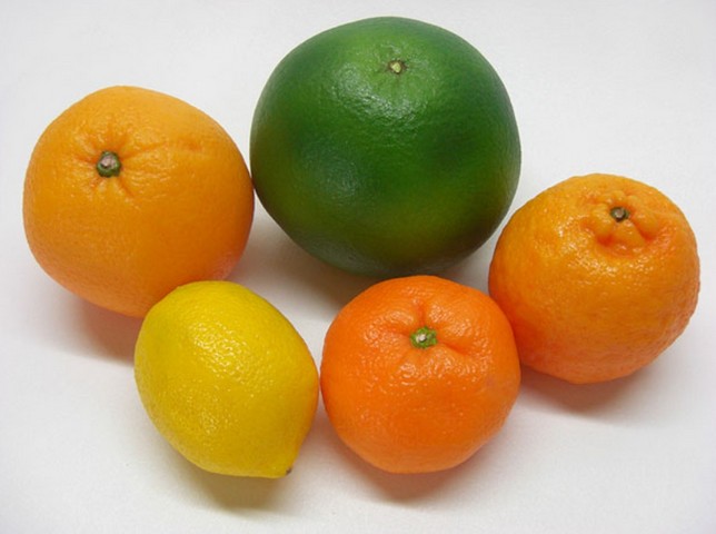 ассорти из цитрусовых