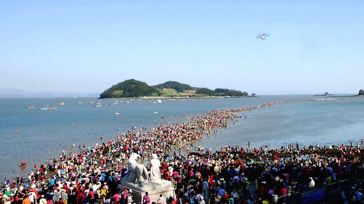 морской прилив и чудо