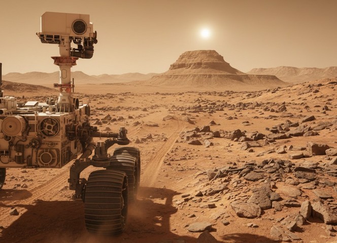 марсоход едет по марсу марсоход едет по марсу