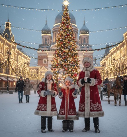 новогодние праздники в россии