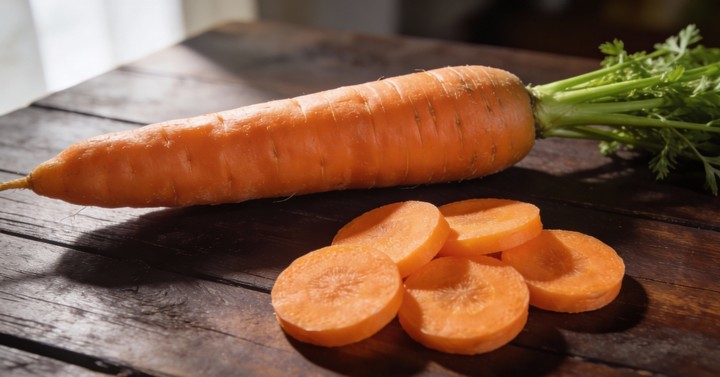 морковь на столе