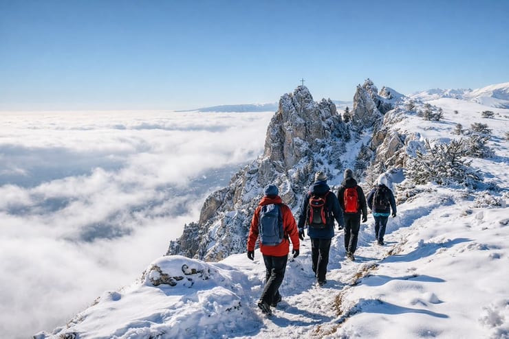 прогулка в горах