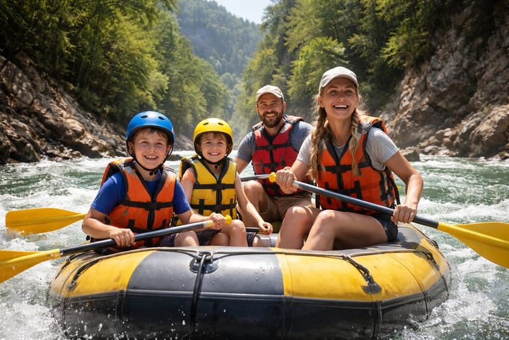 сплав на лодке