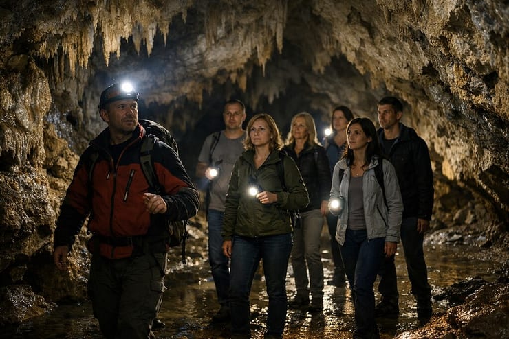 поход в пещеру