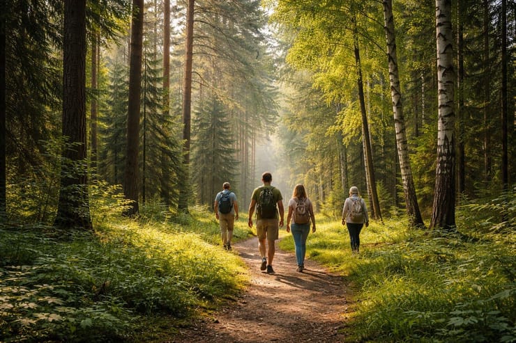 лесная прогулка